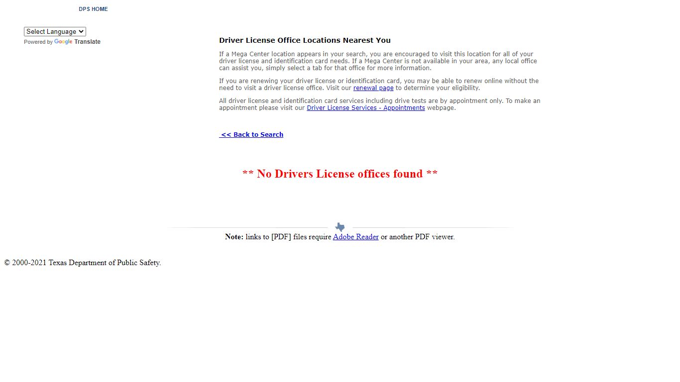Tx DPS - Driver License office locations